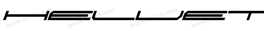 helvetica bold obliq字体转换